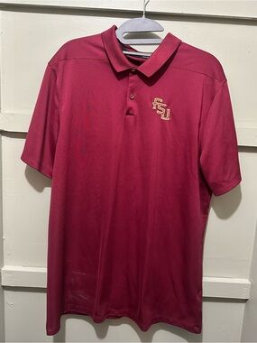 Men's FSU Garnet Nike Golf Polo